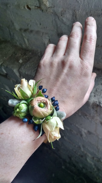 Corsage Cuff - Dried Florals (Assorted Colors) – Bloomed Roots