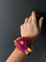 Corsage / floral cuff